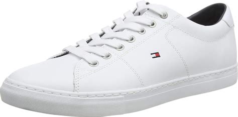 tommy hilfiger men's essential leather sneaker